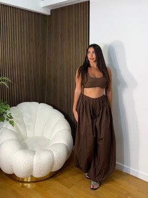 Coordinato Miami Marrone